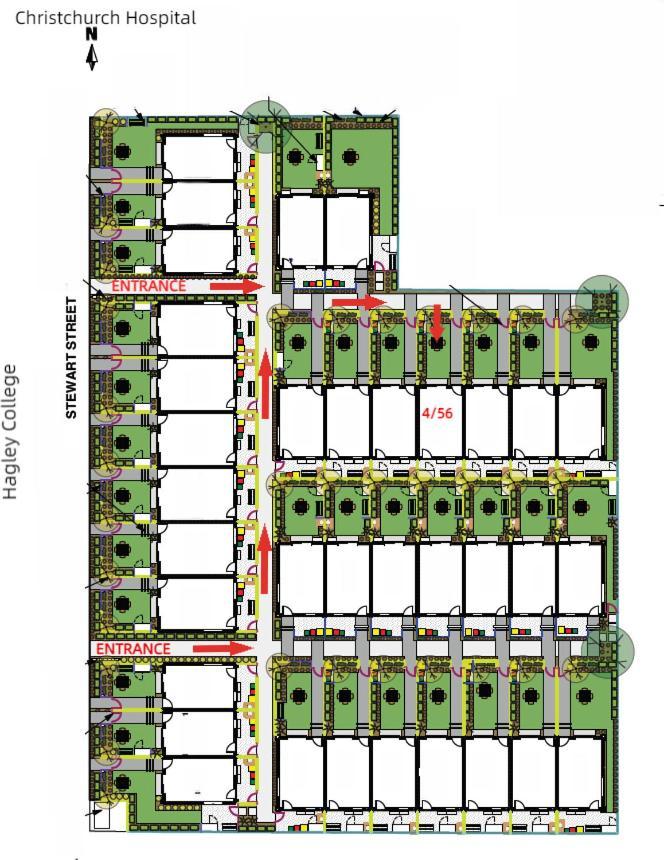 City Park Townhouse Christchurch Esterno foto